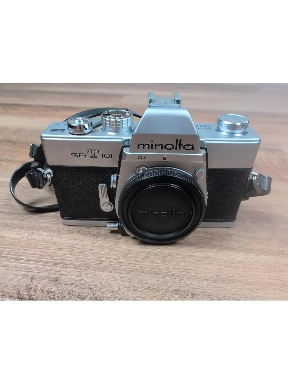 Vintage Minolta SRT 101 35mm Camera w/ MC Tele Rokkor  F135mm 1:3.5 F Lens